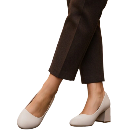 Pantofi cu toc - Pantofi eleganti cu toc C-155bej