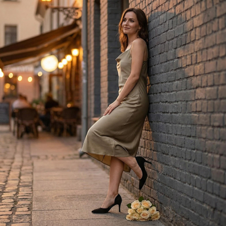 Pantofi eleganti cu toc FX-9negru [6]