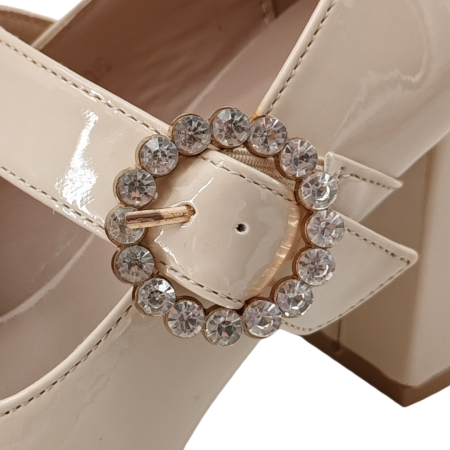 Pantofi eleganti cu toc FX-2bej [7]