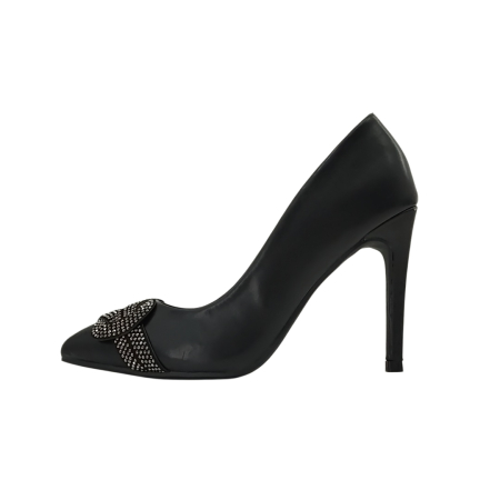 Damă - Pantofi eleganti cu toc FX-6negru
