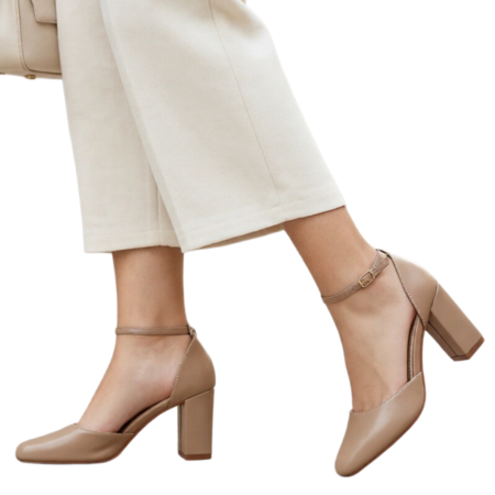 Damă - Pantofi eleganti cu toc L-51