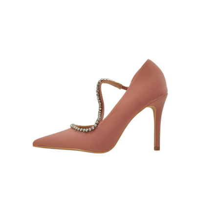 Încălțăminte damă - Pantofi eleganti cu toc stiletto 138roz