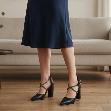 Damă - Pantofi eleganti cu toc 916-83A