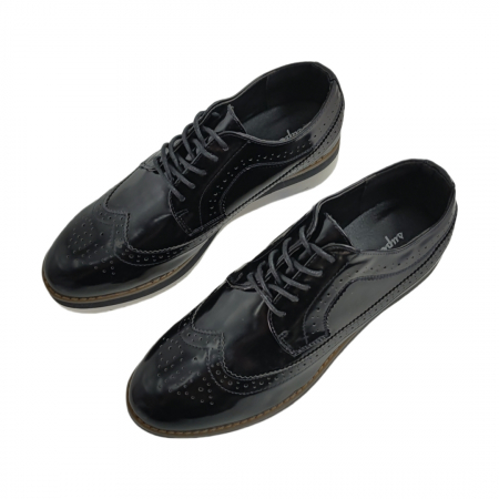 Pantofi casual de damă - Pantofi office stil Oxford 52180negru