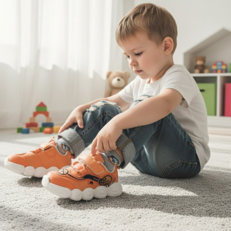 Pantofi sport de copii - Pantofi sport 023portocaliu