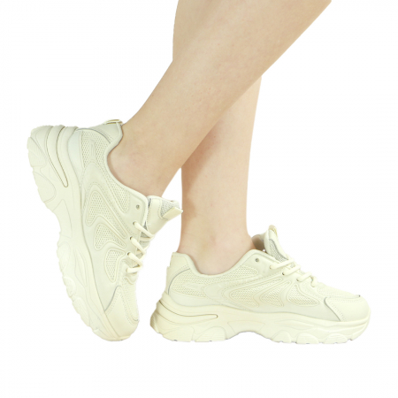 Pantofi sport de damă - Pantofi sport 18-18bej