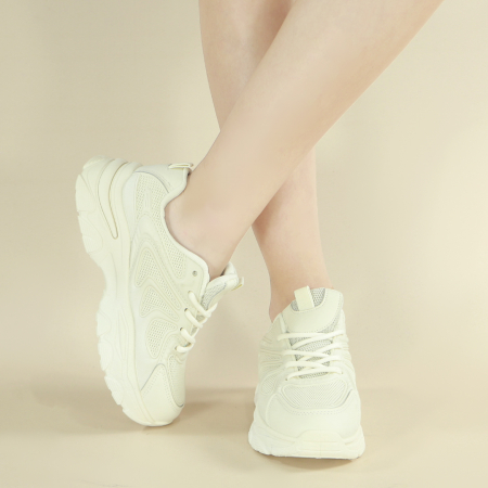 Pantofi sport de damă - Pantofi sport 18-18bej