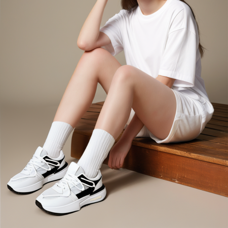 Pantofi sport de damă - Pantofi sport A888alb