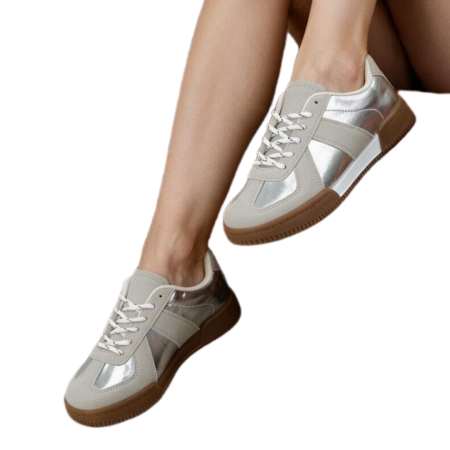Damă - Pantofi sport B25-2516argintiu