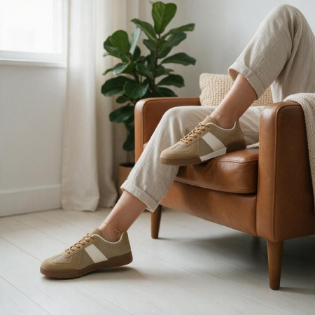Damă - Pantofi sport B25-2516camel