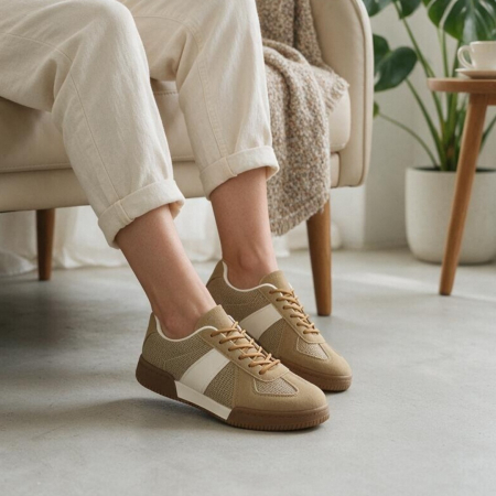 Damă - Pantofi sport B25-2516camel