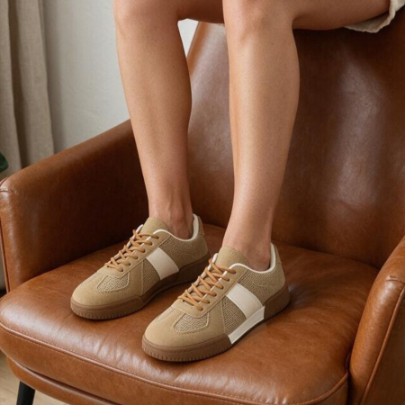 Damă - Pantofi sport B25-2516camel