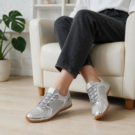 Pantofi sport B25-2517argintiu [7]