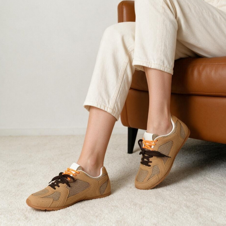 Damă - Pantofi sport B25-2517camel