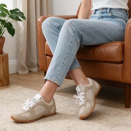 Damă - Pantofi sport B25-2517khaki