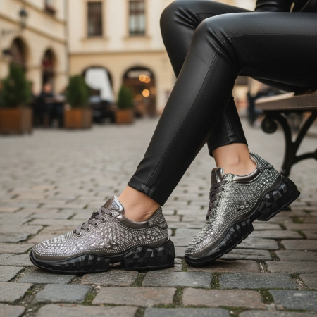 Pantofi sport de damă - Pantofi sport B26negru