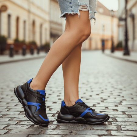 ÎNCĂLȚĂMINTE DAMĂ 39.99 - Pantofi sport BG-328albastru