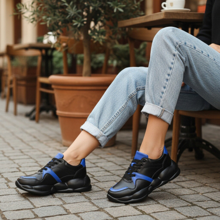 ÎNCĂLȚĂMINTE DAMĂ 39.99 - Pantofi sport BG-328albastru