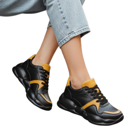 ÎNCĂLȚĂMINTE DAMĂ 39.99 - Pantofi sport BG-328galben