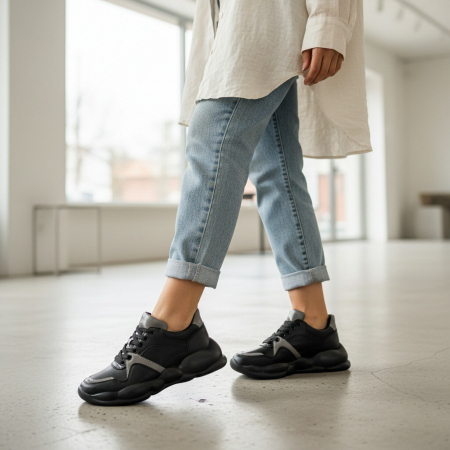 ÎNCĂLȚĂMINTE DAMĂ 39.99 - Pantofi sport BG-328gri