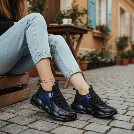 ÎNCĂLȚĂMINTE DAMĂ 39.99 - Pantofi sport BG-330albastru