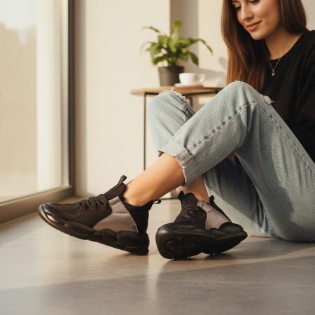 ÎNCĂLȚĂMINTE DAMĂ 39.99 - Pantofi sport BG-330gri