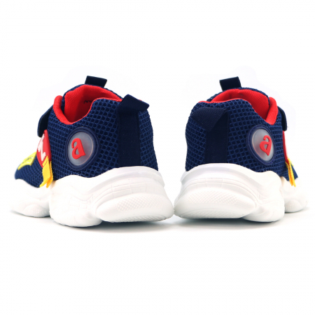 Pantofi sport de copii - Pantofi sport cu plasa NC107bleumarin