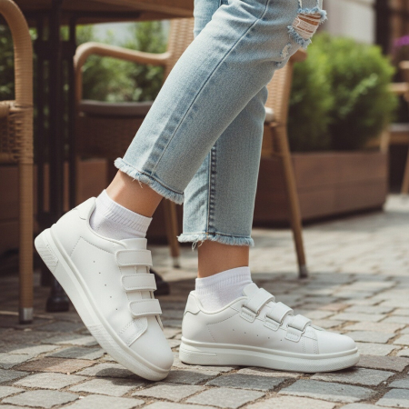 Pantofi sport de damă - Pantofi sport HQ-1004alb