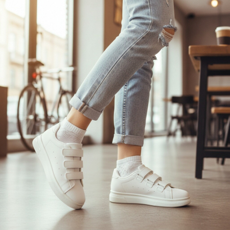 Pantofi sport de damă - Pantofi sport HQ-1004alb