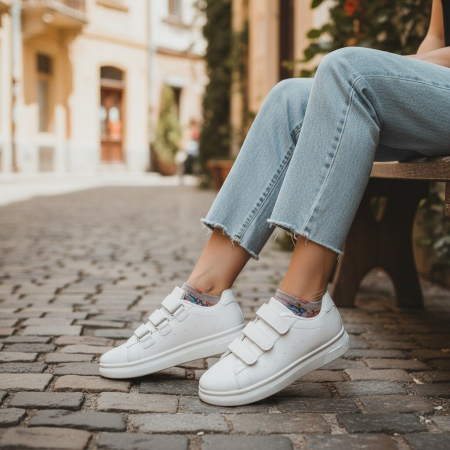 Pantofi sport de damă - Pantofi sport HQ-1004alb