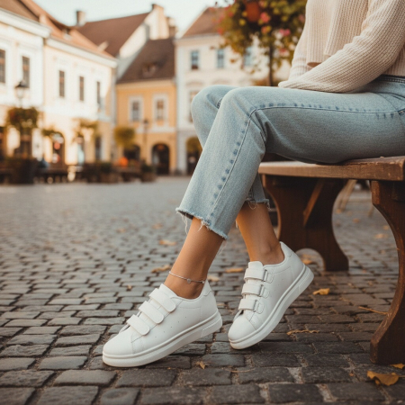 Pantofi sport de damă - Pantofi sport HQ-1004alb