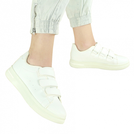 ÎNCĂLȚĂMINTE DAMĂ 39.99 - Pantofi sport HQ-1004alb