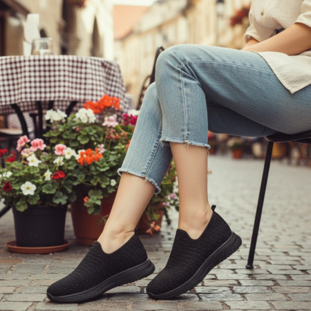 Pantofi sport de damă - Pantofi sport HQ-1029-158negru