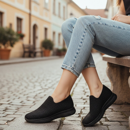 Pantofi sport de damă - Pantofi sport HQ-1029-158negru