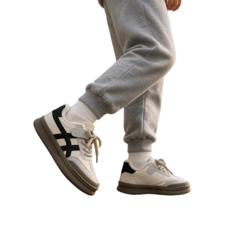 Pantofi sport de copii - Pantofi sport imblaniti KL85191bej