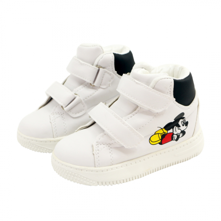 Ghete - Pantofi sport inalti 68alb/negru