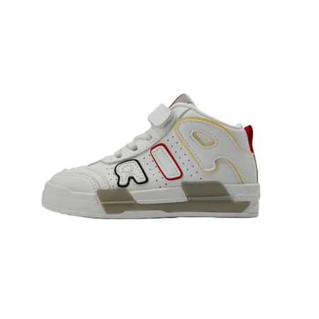 Copii - Pantofi sport inalti MC365alb/rosu