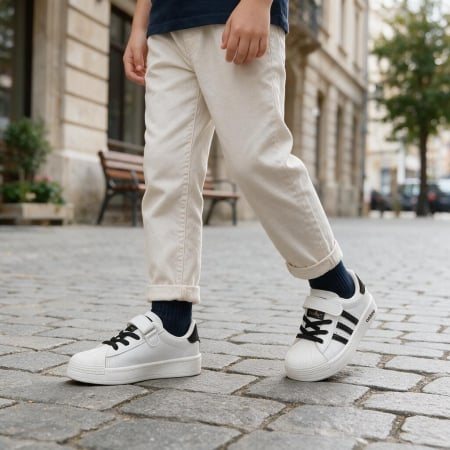 Copii - Pantofi sport MC211alb/negru