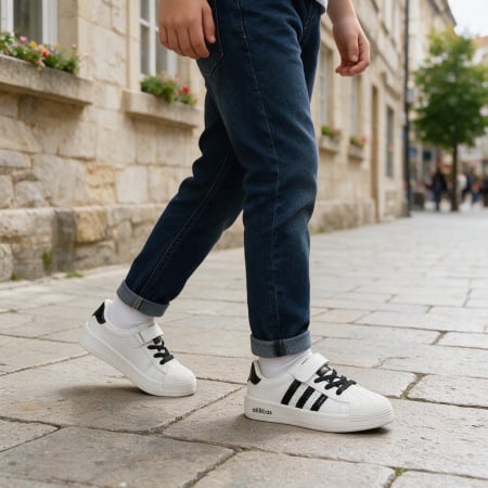 Copii - Pantofi sport MC211alb/negru