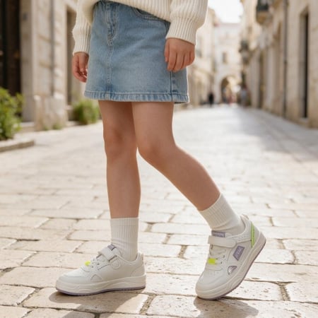 Copii - Pantofi sport MC262alb/mov
