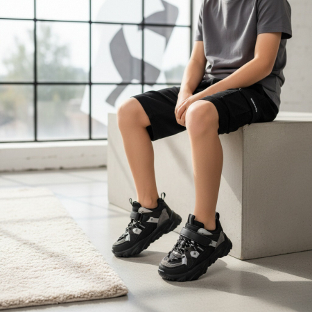 Pantofi sport de copii - Pantofi sport GC55negru