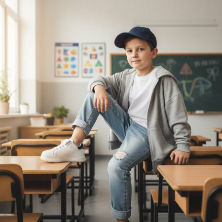 Pantofi sport de copii - Pantofi sport TC-01-02negru