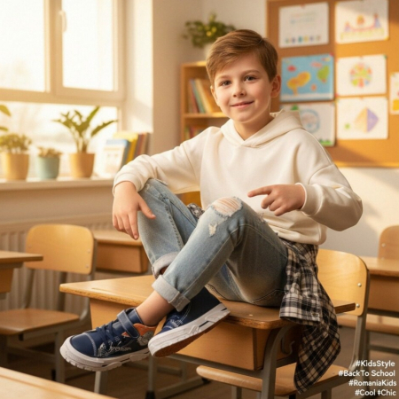 Copii - Pantofi sport VQ-70.71bleumarin