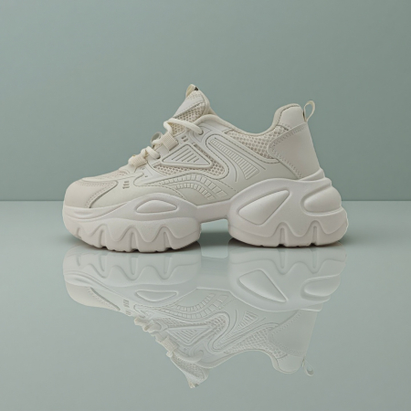 Pantofi sport de damă - Pantofi sport W33-2bej