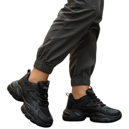 Pantofi sport de damă - Pantofi sport W33-2negru