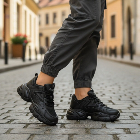 Pantofi sport de damă - Pantofi sport W33-2negru