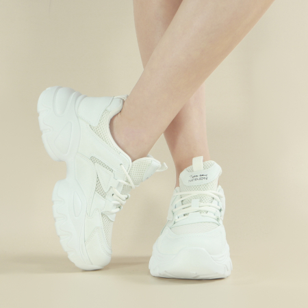 Pantofi sport de damă - Pantofi sport W33-3alb
