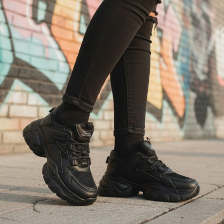 Pantofi sport de damă - Pantofi sport W33-3negru