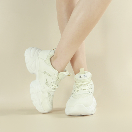 Pantofi sport de damă - Pantofi sport W33-3bej