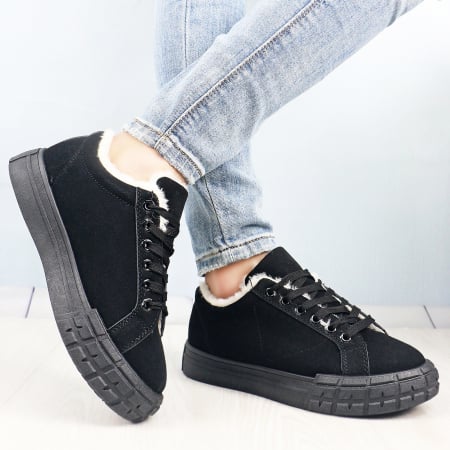 Pantofi sport de damă - Pantofi sport imblaniti D2113